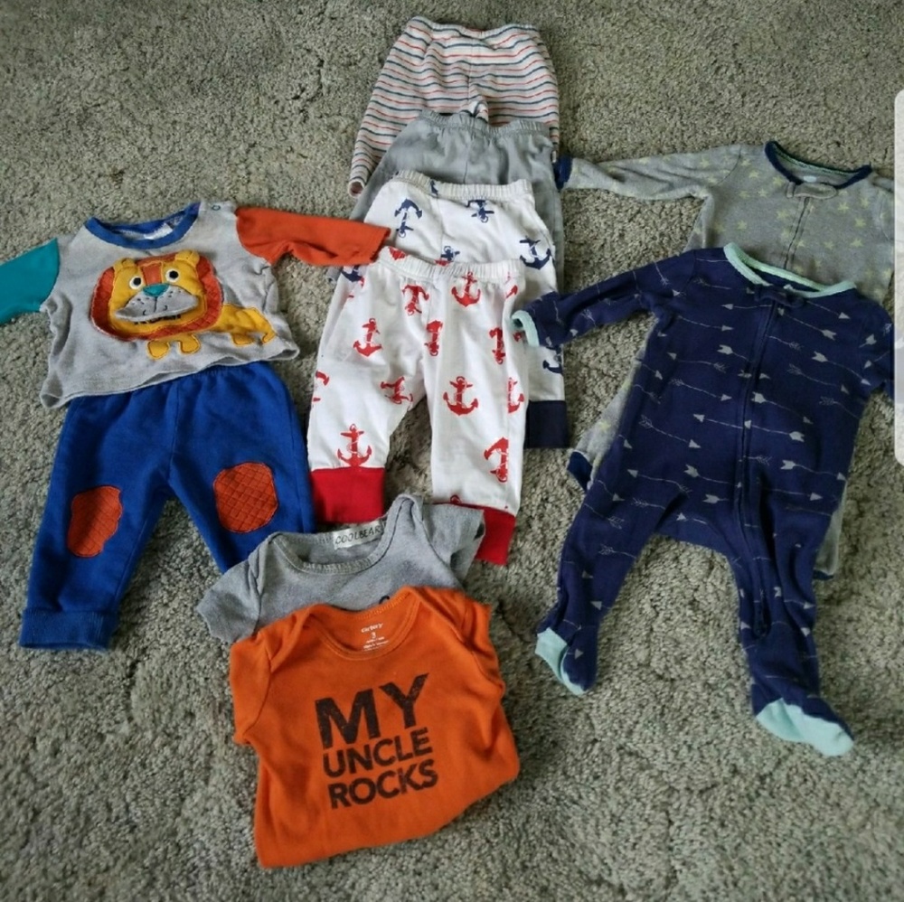 10 pc baby boy bundle